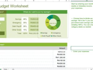 Template Excel: Simple Budget Tracker