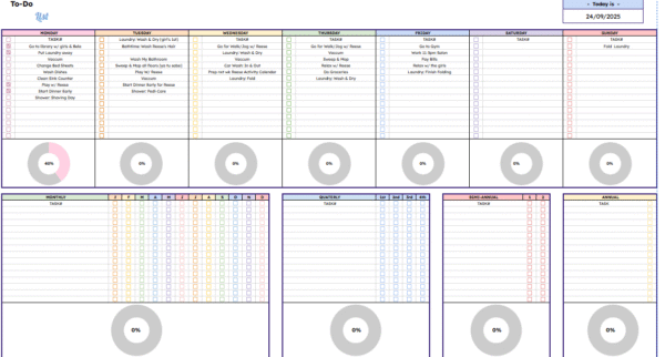 Template Excel Premium: Simple List-Do Tracing