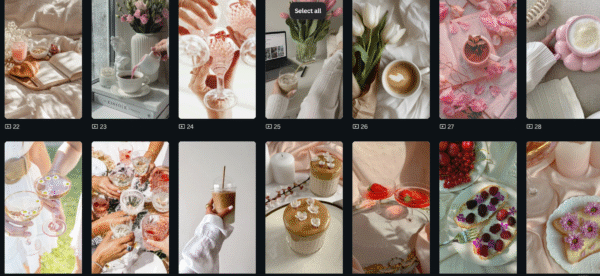 Template Social Media Content: Aesthetic Reels Video HD [550 Pink Aesthetic Theme)