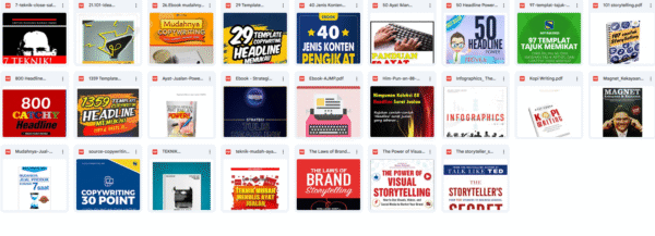 25 Buku Ebook Panduan Belajar Copywriting Storytelling Headline