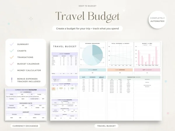 Template Excel Premium: Your Ultimate Travel Planner - Image 2
